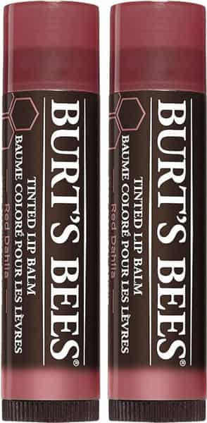 Burt's Bees Tinted Lip Balm | Red Dahlia | 4.25G | Pack Of 2
