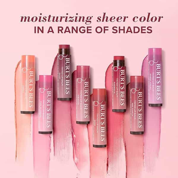 Burt's Bees Tinted Lip Balm | Red Dahlia | 4.25G | Pack Of 2
