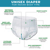 Careage Premium Adult Diaper Pants | Unisex | Waist Size (27-53 Inches) - L (30 Pieces)