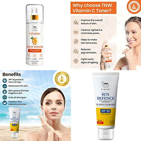 Tnw-The Natural Wash Vitamin C Face Toner & Sun Defense Cream |