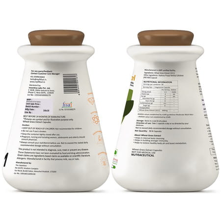 Myfitfuel Wheat Grass Extract (10:1 | 500Mg)- 90 Capsules