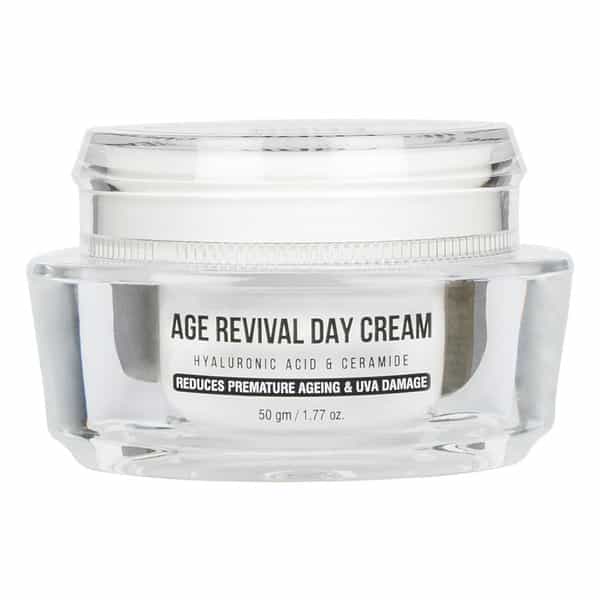 Furr Age Revival Day Cream | Reduces Premature Ageing | Hyaluronic Acid & Ceramide Cream | 50Gm