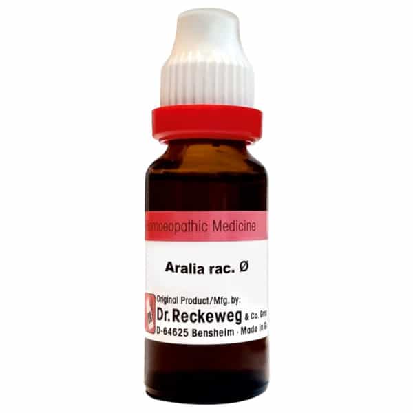 Dr. Reckeweg Aralia Rac Mother Tincture Q-20 Ml
