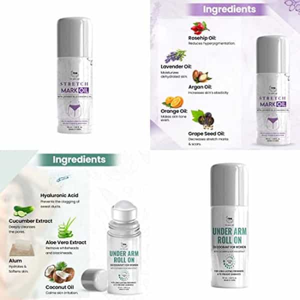Tnw The Natural Wash Body Care Combo With Stretch Mark Oil All Skin Types 115Ml