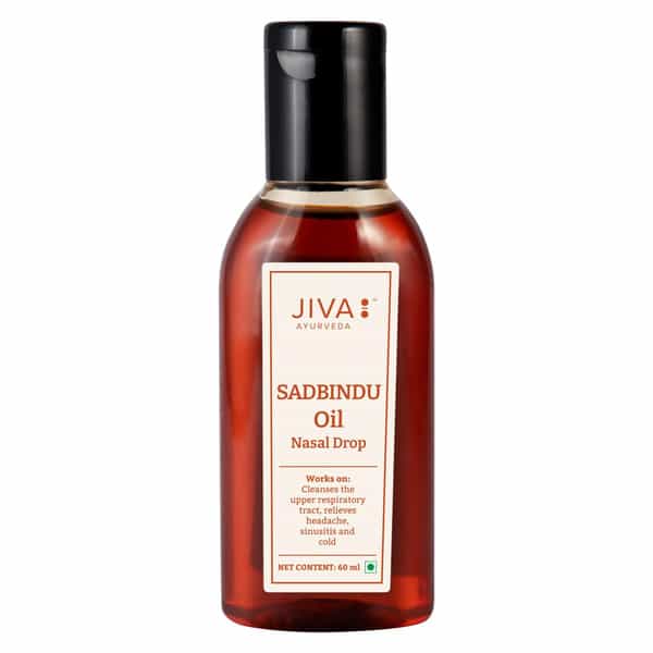 Jiva Sadbindu Oil| Effective Nasal Drop | For Healthy Nose - 60Ml (Pack Of 3)