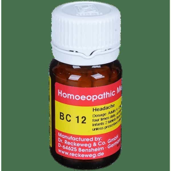 Dr. Reckeweg Bio Combination 12 (Bc 12) Tablet 20 No's