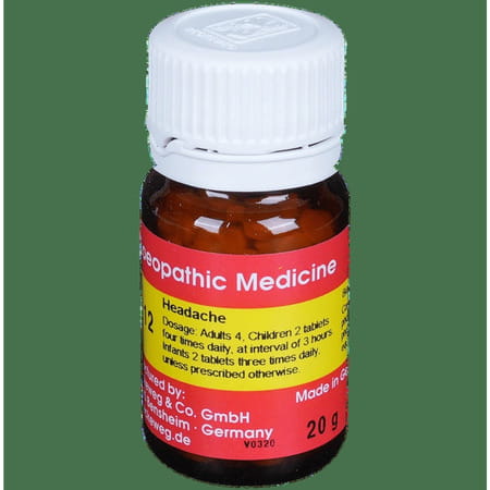 Dr. Reckeweg Bio Combination 12 (Bc 12) Tablet 20 No'S