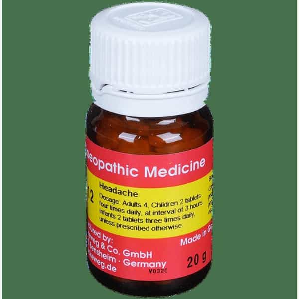 Dr. Reckeweg Bio Combination 12 (Bc 12) Tablet 20 No's