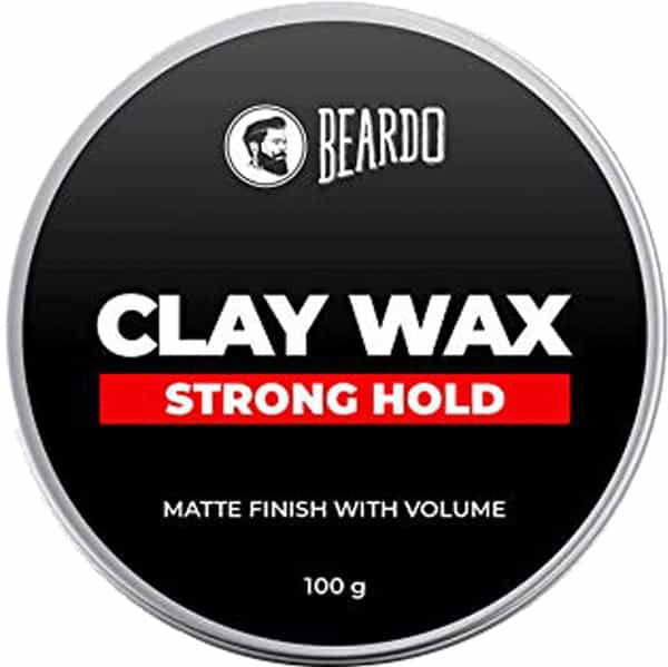 Beardo Hair Clay Wax - Strong Hold For Men - 100 Gm