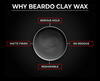 Beardo Hair Clay Wax - Strong Hold For Men - 100 Gm