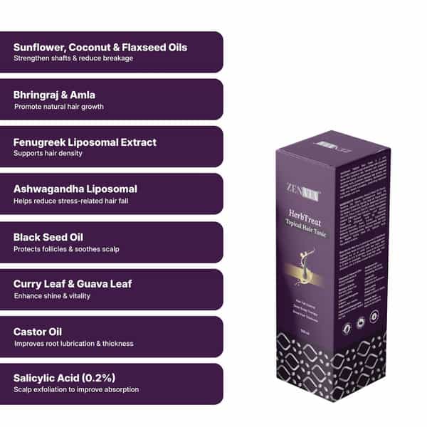 Zenvia Herbtreat Topical Hair Tonic 100 Ml