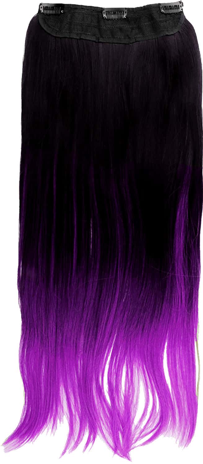 Streak Street Electric Purple Ombre Hair Extensions