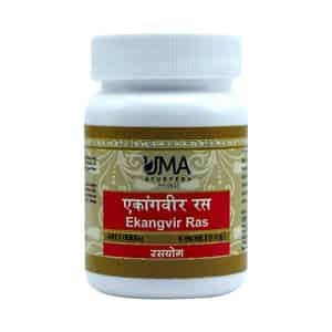 Uma Ayurveda Ekangvir Ras Ayurvedic Tablets 80 Tab