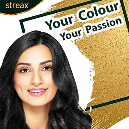Streax Cream Hair Color For Unisex 120ml - 1 Natural Black (Pack Of 4)