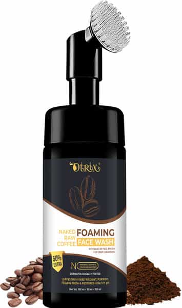 Otrix Naked Raw Coffee Foaming Face Wash With Built-In Face Brush