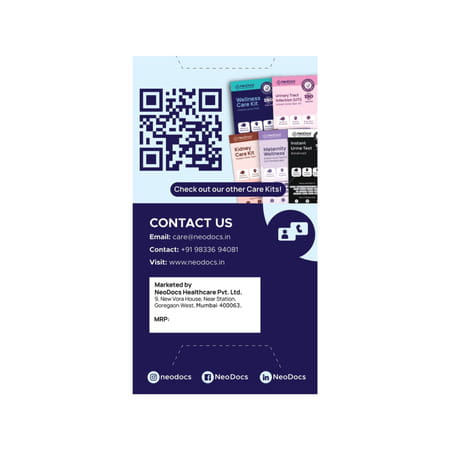 Neodocs Instant Urine Test| Track 10+ Parameters | Sugar | Protein | Liver | Kidney | + More