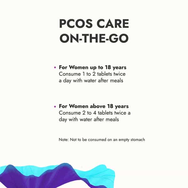 Kapiva Pcos Care Tablets - For Healthy Cycles | Manages Pcos In 3 Months | 60 Caps