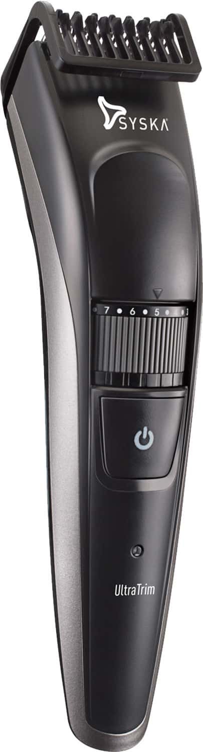 Syska Ultratrim Ht800 Runtime: 30 Min Trimmer For Men (Black Grey)