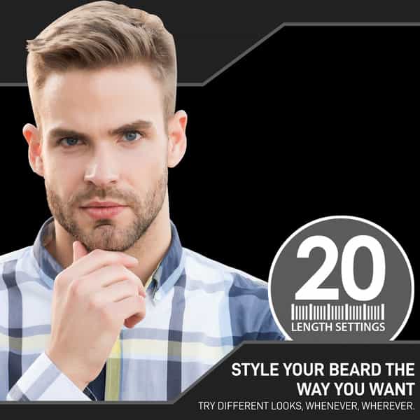 Syska Ultratrim Ht800 Runtime: 30 Min Trimmer For Men (Black Grey)