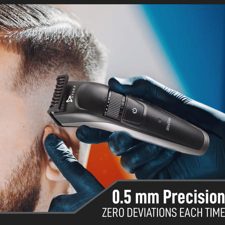 Syska Ultratrim Ht800 Runtime: 30 Min Trimmer For Men (Black Grey)