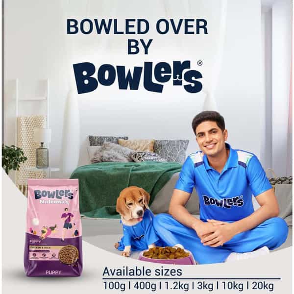 Bowlers Nutrimax Puppy Dry Dog Food | Chicken & Milk |20 Kg | Smooth Digestion & Healthy Coat