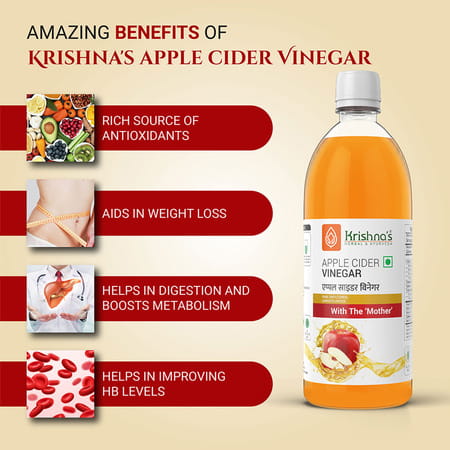 Krishna'S Apple Cider Vinegar 500 Ml