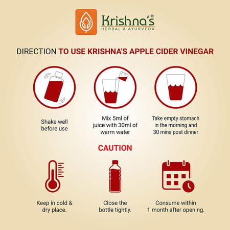 Krishna'S Apple Cider Vinegar 500 Ml