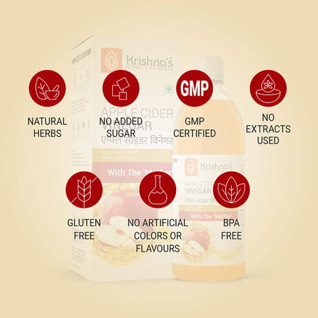 Krishna'S Apple Cider Vinegar 500 Ml