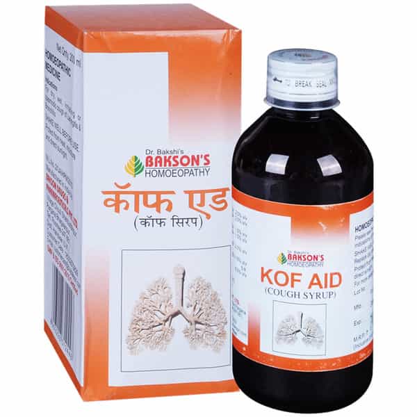 Dr Bakshi's Bakson Homoeopathy Kof Aid Syrup 200 Ml