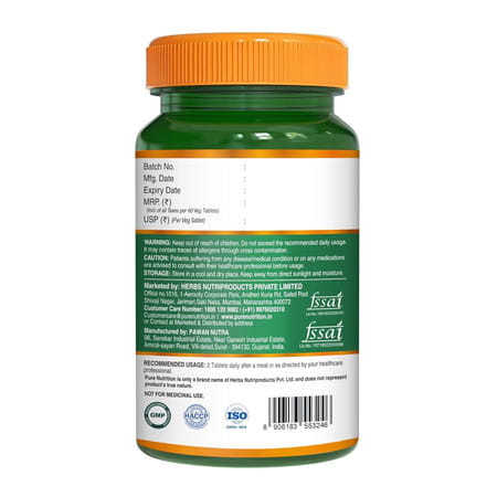 Pure Nutrition Chelated Magnesium Glycinate 2000mg - 60 Tablets