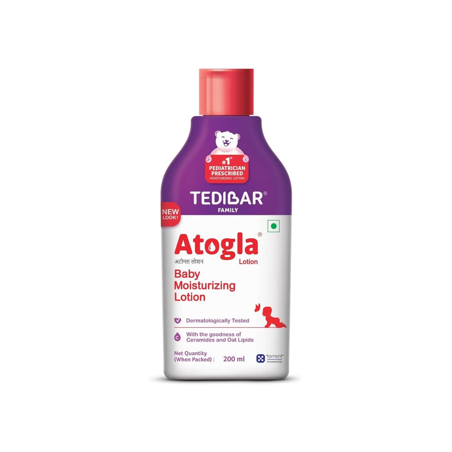 Tedibar Atogla Baby Lotion 200 Ml | Allantoin | Hypoallergenic | Dermatologically Tested