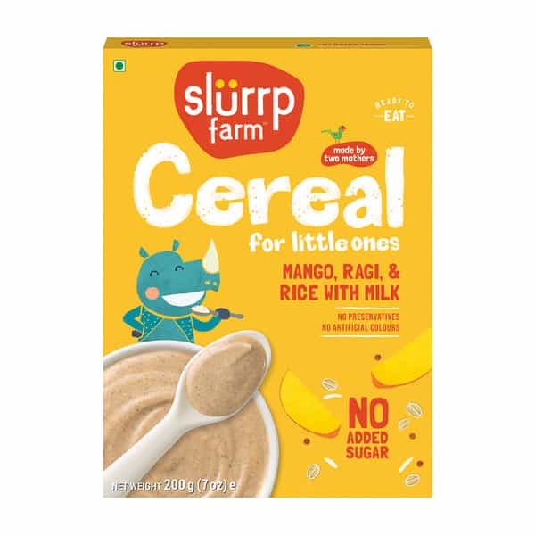 Slurrp Farm Cereal Mango Ragi And Rice With Milk 200G