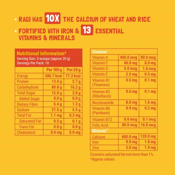 Slurrp Farm Cereal Mango Ragi And Rice With Milk 200G