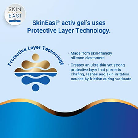 Skineasi Activ Anti-Chafing Silicone Gel| Avoids Chafing | Blisters & Rashes | 20gm