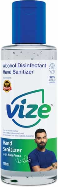 Vize Hand Sanitizer With 70% Isopropyl Alcohol Ip - 100Ml Gel
