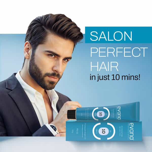 Evano Professional Creme Hair Colour Dark Brown 100G | Ammonia Free | 100% Grey Coverage In 10 Min