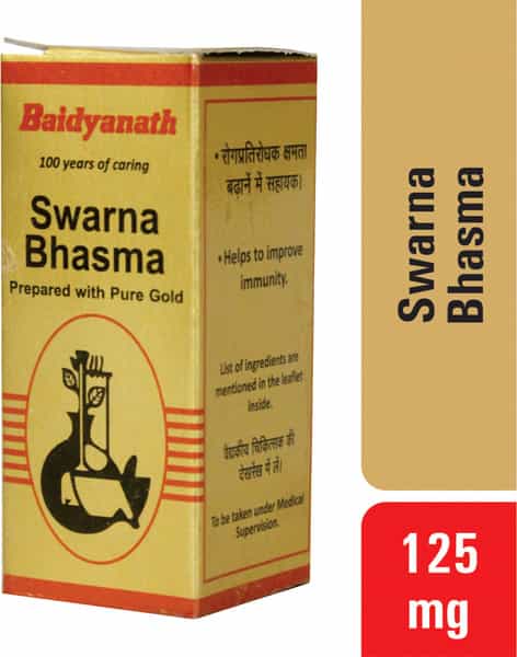 Baidyanath Asli Ayurved Swarna Bhasma - 125 Mg