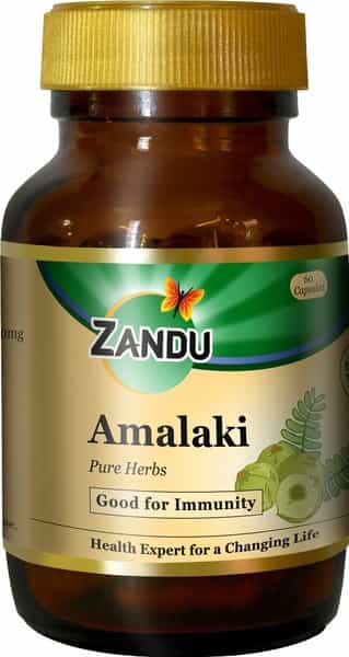 Zandu Amalaki Ayurvedic Veg Capsules Bottle Of 60