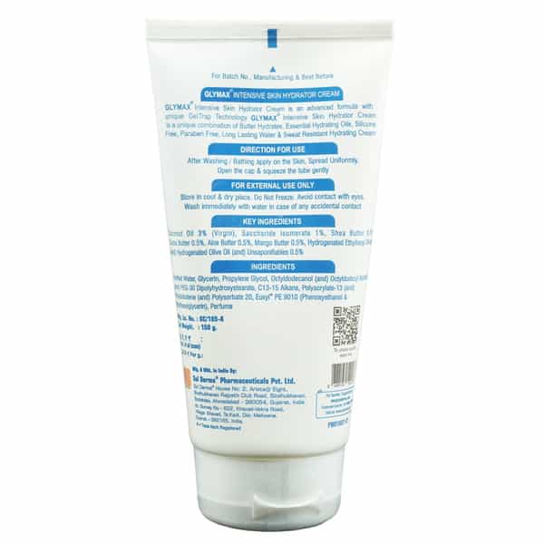 Glymax | Intensive Skin Hydrator Cream | Tube 150 Gm