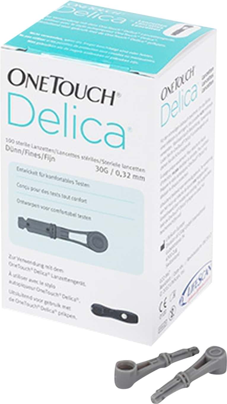 Onetouch Delica Lancing Device 1 With Delica Lancets 25