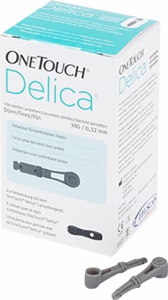 Onetouch Delica Lancing Device 1 With Delica Lancets 25