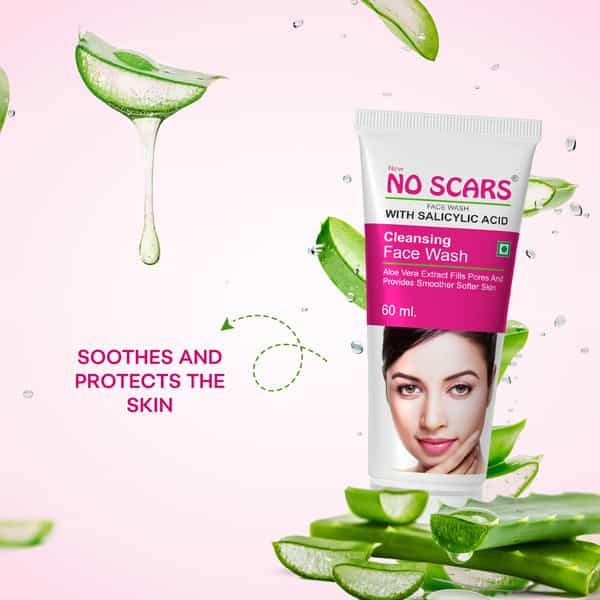 No Scars Aloevera Face Wash 60Ml | Pack Of 2