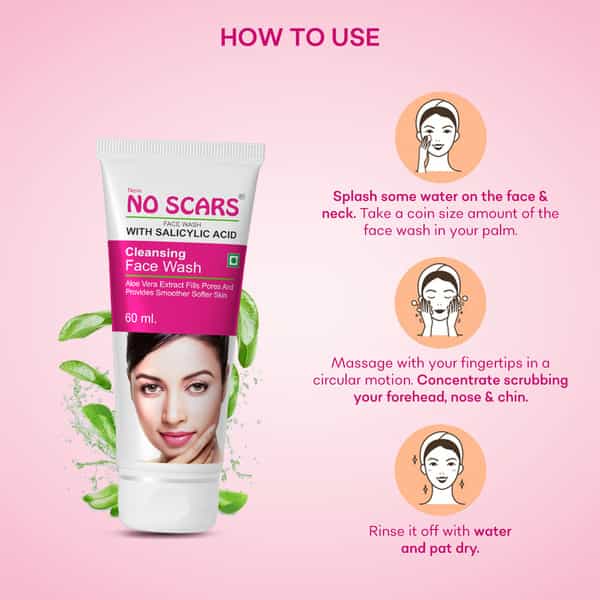 No Scars Aloevera Face Wash 60Ml | Pack Of 2