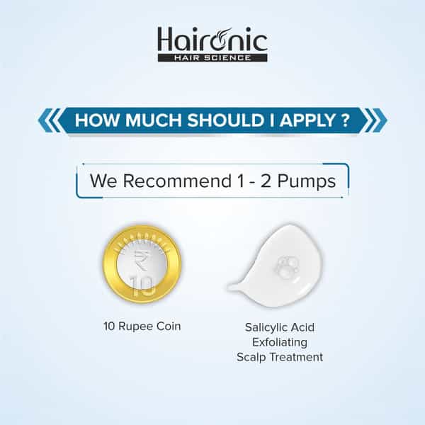 Haironic Salicylic Acid Exfoliating Scalp Oil & Flake Control Hair Serum - 100Ml