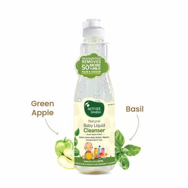 Mother Sparsh Natural Baby Liquid Cleanser Cleanser -500Ml