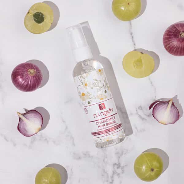 Ningen Chamomile Hair Serum Infused With Onion Oil Amla Rosemary Argan - 100G