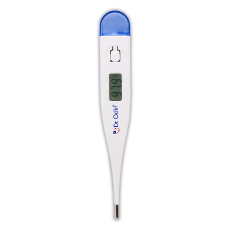 Dr. Odin Dmt101 Digital Medical Thermometer Fda Approved Quick 20 Second Reading Blue