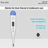 Dr. Odin Dmt101 Digital Medical Thermometer Fda Approved Quick 20 Second Reading Blue