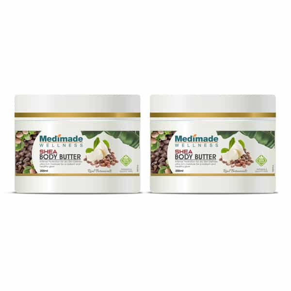 Medimade Shea Body Butter - 200 Ml X 2 ( Pack Of 2 )