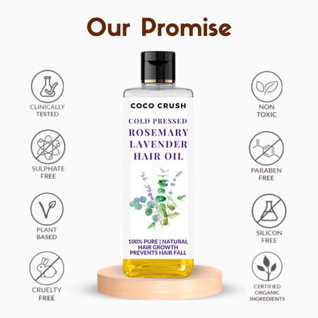 Coco Crush Rosemary Lavender Hair Oil - 200ml